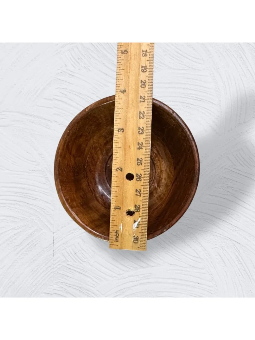 Sheesham Hand-Crafted Wooden Bowls With Matching Spoons - Set Of 4 With Floral I